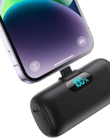 Small Portable Charger for iPhone,Upgraded 5000mAh PD Fast Charging Power Bank,Mini Battery Pack Backup Charger Compatible with iPhone 14/14 Pro Max/13/13 Pro/12 Pro/11/XS/XR/X/8/7/6 etc-Black